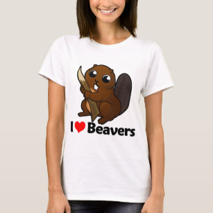 i love beaver t shirt