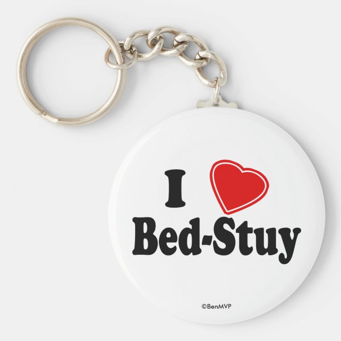 I Love Bed-Stuy Keychain