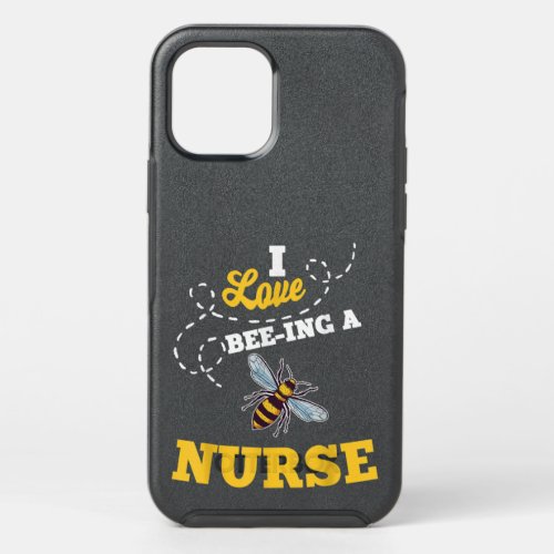 I Love Bee_Ing A Nurse Honey Bee Job Profession  OtterBox Symmetry iPhone 12 Pro Case