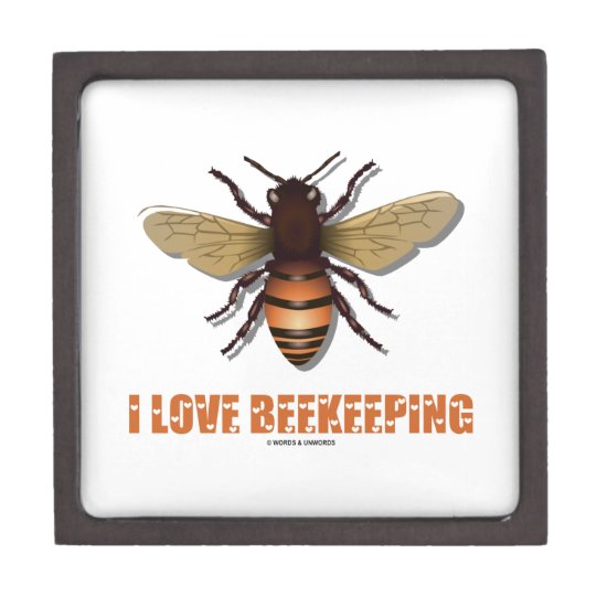 I Love Beekeeping (Bee) Jewelry Box