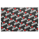 I LOVE BEER FABRIC