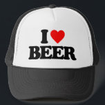 I LOVE BEER TRUCKER HAT<br><div class="desc">I LOVE BEER</div>