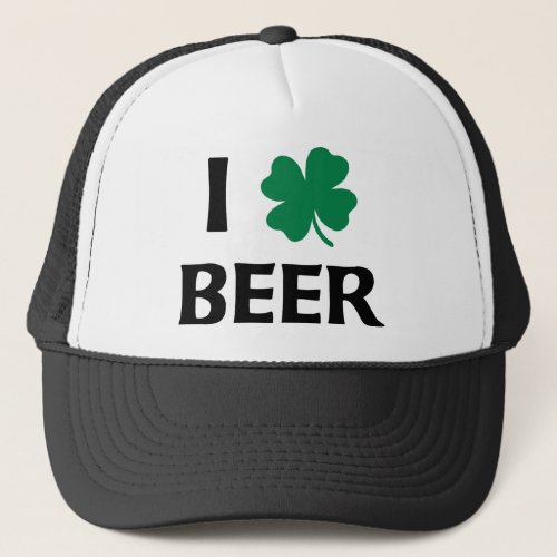 I Love Beer Trucker Hat