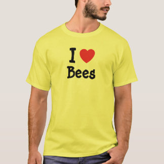 I love Bees heart custom T-Shirt