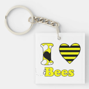 I love Bees Keychain