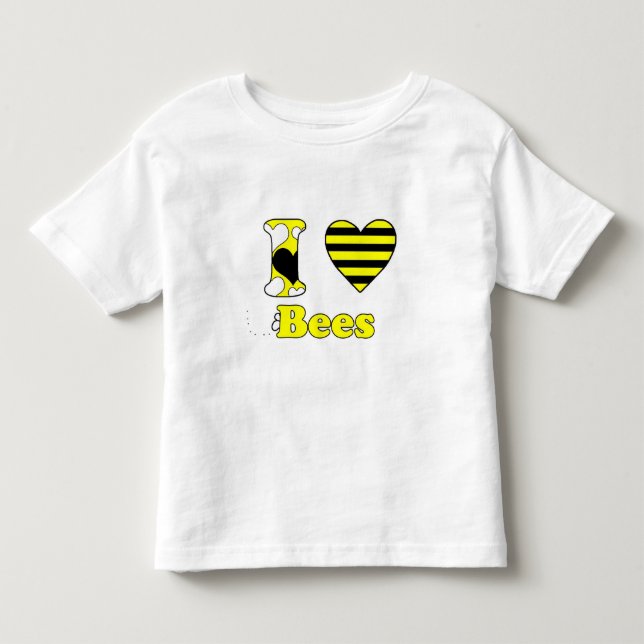 I love Bees Toddler T-shirt (Front)