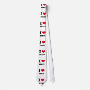I Love Beets Neck Tie
