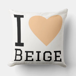 I love beige throw pillow