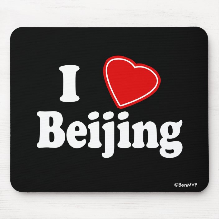 I Love Beijing Mouse Pad