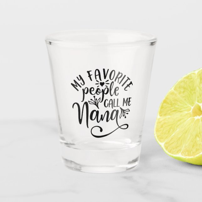 I Love Being A Grandma Shot Glass (Front)