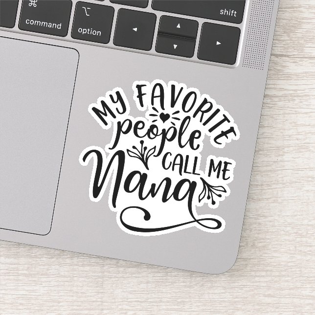 I Love Being A Grandma Sticker (Detail)