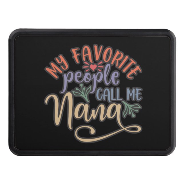 I Love Being A Grandmother Hitch Cover (Front)