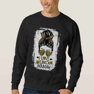 I Love Being A Mamaw Women Rosie Honey Bee Grandma Sweatshirt