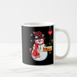 I Love Being A Memaw Snowman Xmas Happy New Merry Coffee Mug