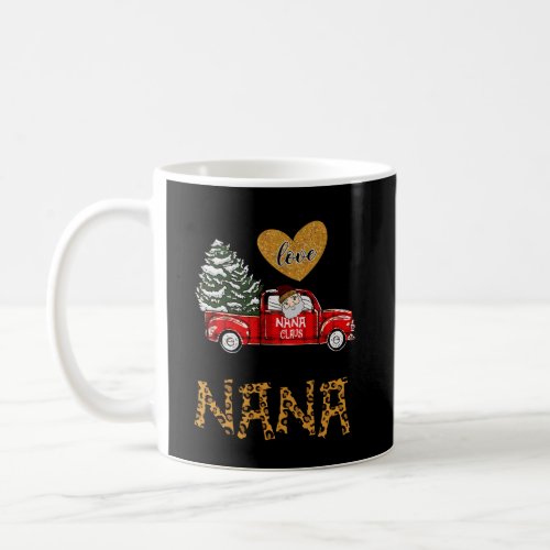 I Love Being A Nana Leopard Car Caro Christmas Coffee Mug