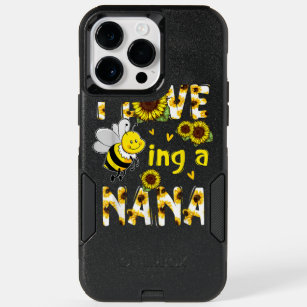 I Love Being A Nana Sunflower Bee Moth OtterBox iPhone 14 Pro Max Case