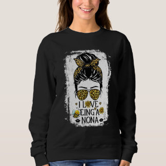 I Love Being A Nona Women Rosie Honey Bee Grandma Sweatshirt