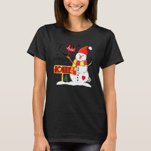 I Love Being A Nonnie Snowman Christmas Xmas 1 T-Shirt