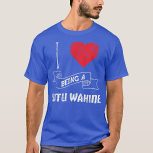 I Love Being A Tutu Wahine Hawaiian Grandma T  T-Shirt
