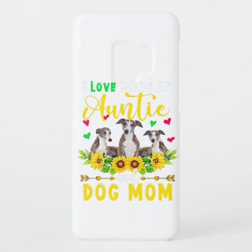 I Love Being An Auntie  Dog Mom Whippet Lover Case_Mate Samsung Galaxy S9 Case
