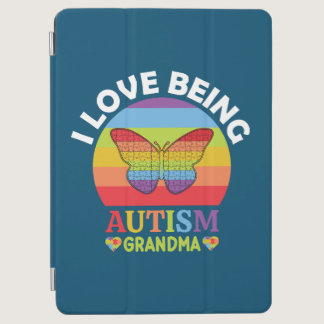 I Love Being Autism Grandma, Gift Autism Grandma iPad Air Cover