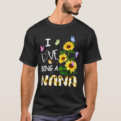 I Love Being Called Grandma Mimi Nana Gigi Lover 2 T_Shirt