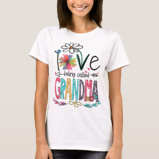 I Love Being Called Grandma Mimi Nana Gigi Lover  T-Shirt