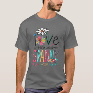 I Love Being Called Granny Sunflower T-Shirt