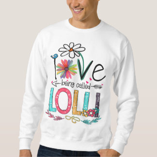 I Love Being Called Lolli Sunflower Mother's Day Sweatshirt