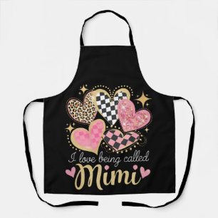 I Love Being Called Mimi Grandma Mom Mother’s Day Apron
