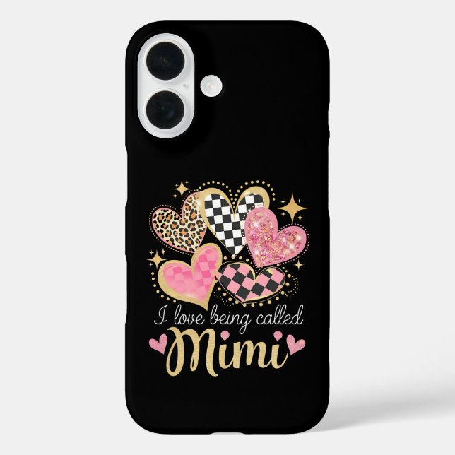 I Love Being Called Mimi Grandma Mom Mother’s Day Case-Mate iPhone Case (Back)