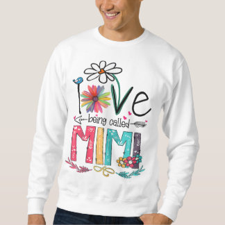 I Love Being Called Mimi Sunflower Mother's Day Sweatshirt