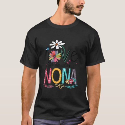 I Love Being Called Nonna Sunflower Shirt 