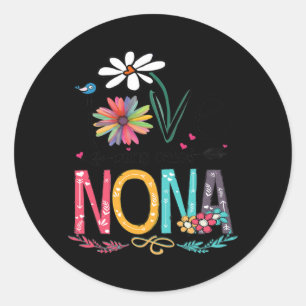 I Love Being Called Nonna Sunflower Shirt Classic Round Sticker