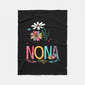 I Love Being Called Nonna Sunflower Shirt Fleece Blanket