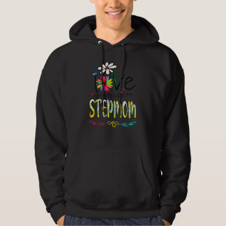 I Love Being Called Stepmom Sunflower Mothers Day Hoodie