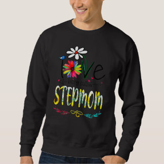 I Love Being Called Stepmom Sunflower Mothers Day Sweatshirt