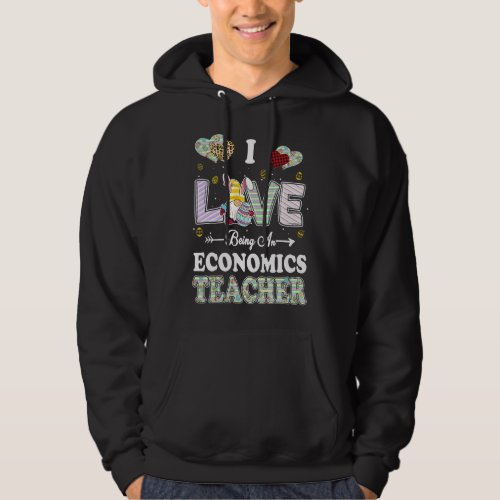 I Love Being Economics Teacher Easter Day Teacher Hoodie