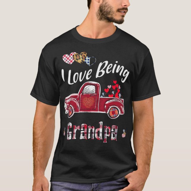 I Love Being GrandpaI Love Being Grandpa people fu T-Shirt (Front)
