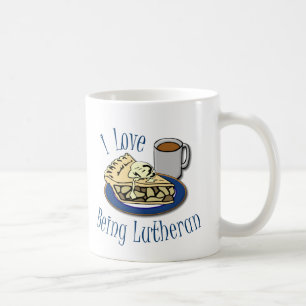 I Love being Lutheran Funny Church Coffee Mug
