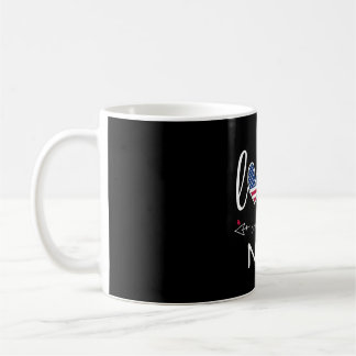 I Love Being Nana Usa Flag 4th Of July Independenc Coffee Mug