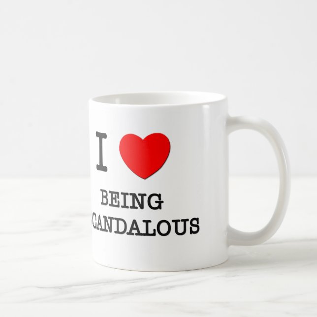 I Love Being Scandalous Coffee Mug (Right)