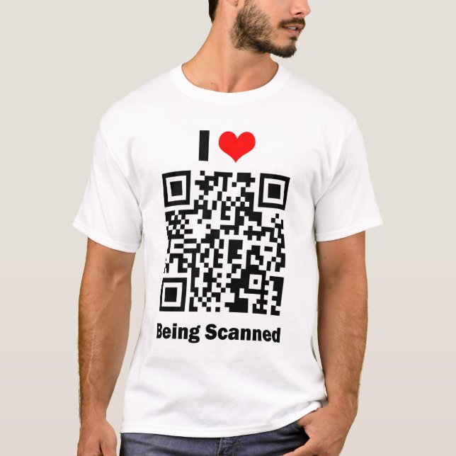 I Love Being Scanned Men's Tees (Front)