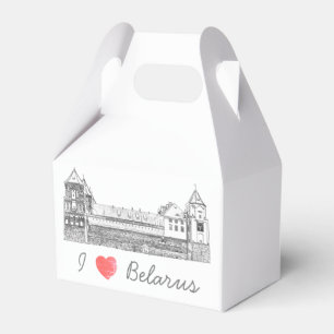 I Love Belarus Mir Castle Architecture Мирский Favor Boxes