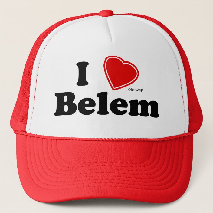 I Love Belem Mesh Hat