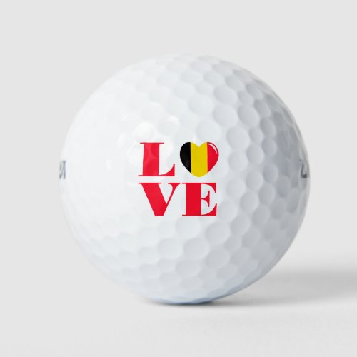 I love Belgium  Golf Balls