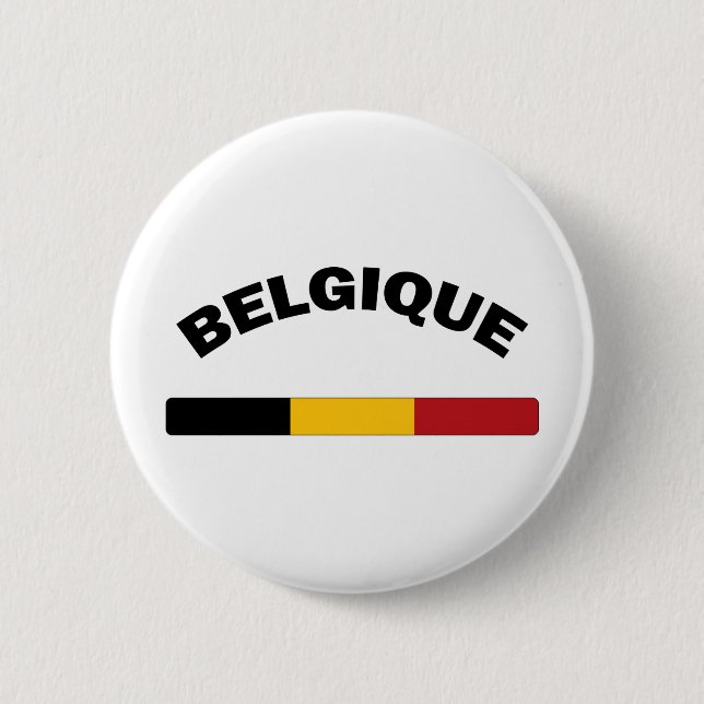 I Love Belgium Pinback Button (Front)