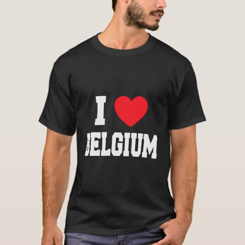 I Love Belgium T_Shirt