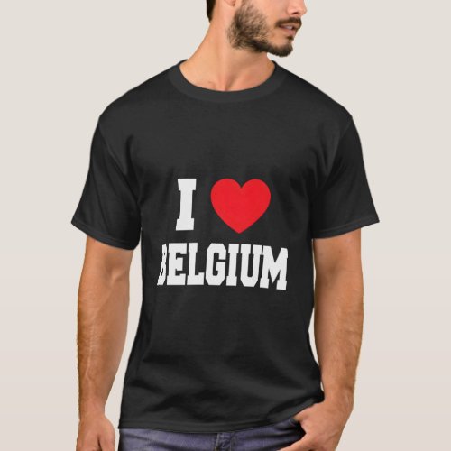 I Love Belgium T_Shirt