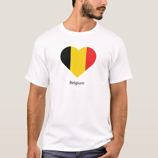 I Love Belgium T-Shirt (Front)